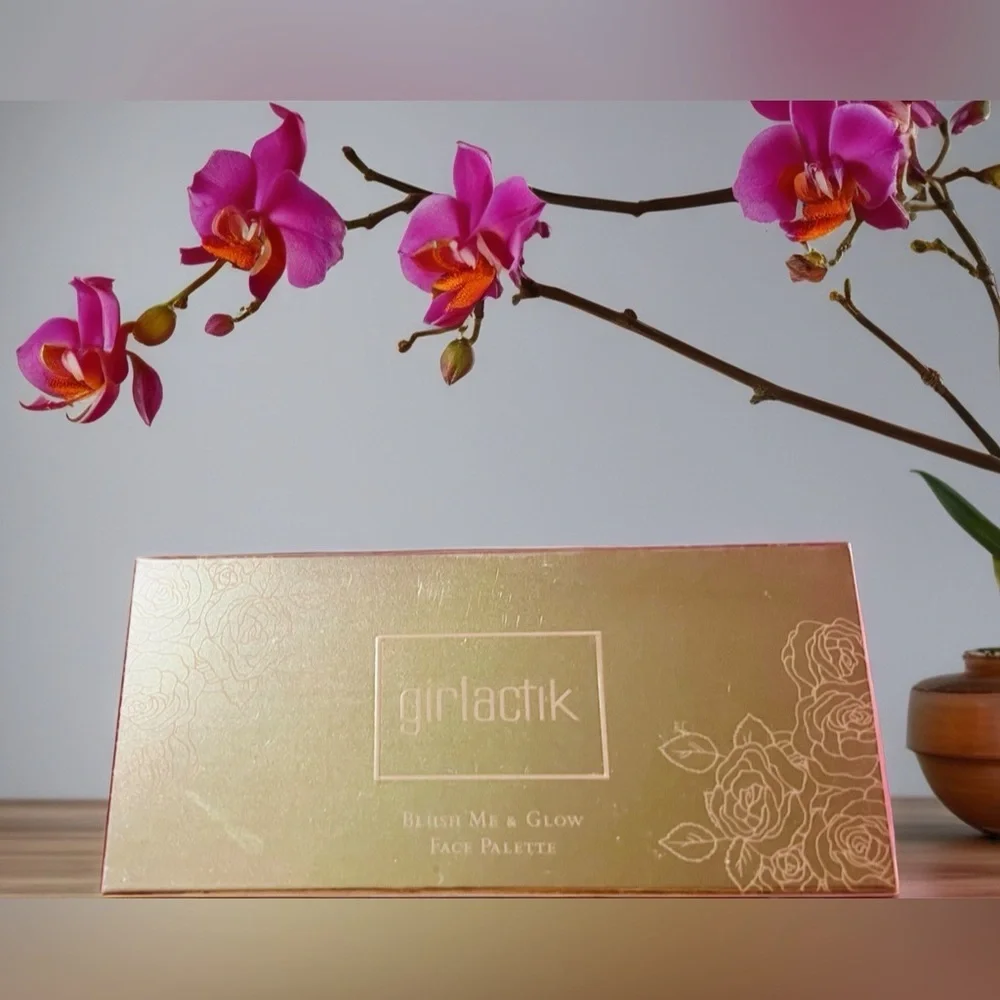 Girlactik Blush Me & Glow Face Palette “Blush Me Light” 3 Shade Pans BNIB